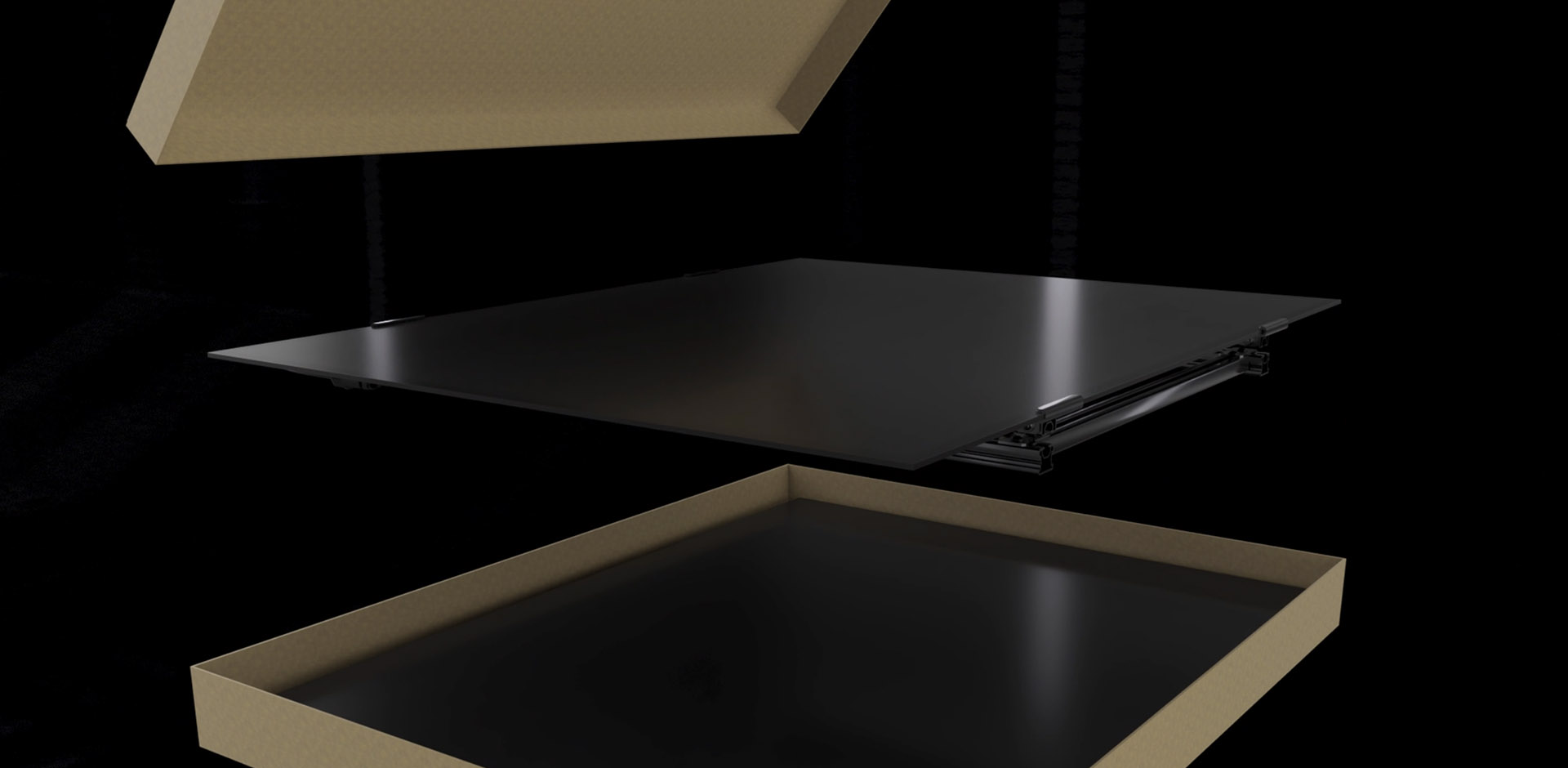 Verpackungsdesign – Solarpanel + Halterung