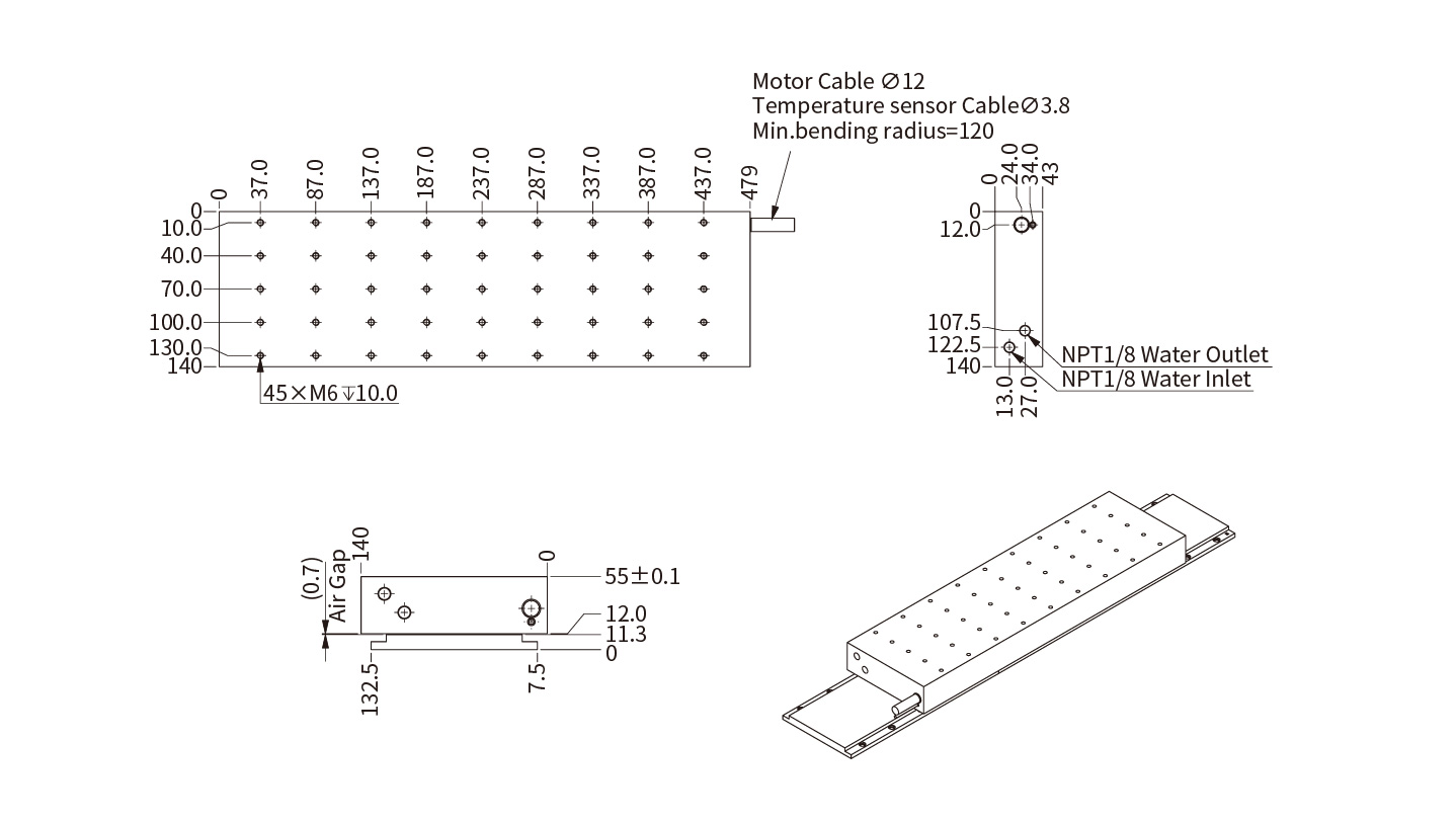 AKH100-W-L-B4 尺寸图