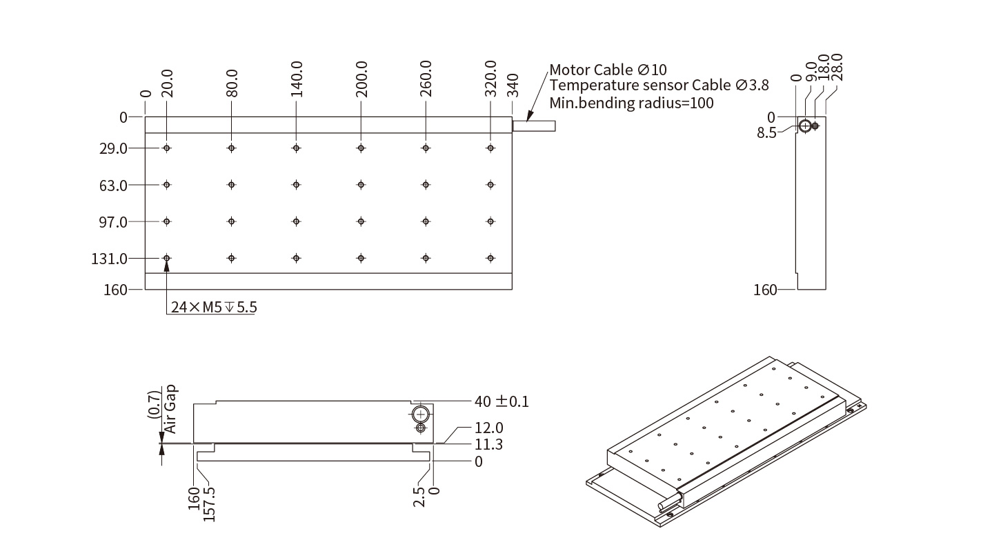 AKH130-N-L-B3 尺寸图