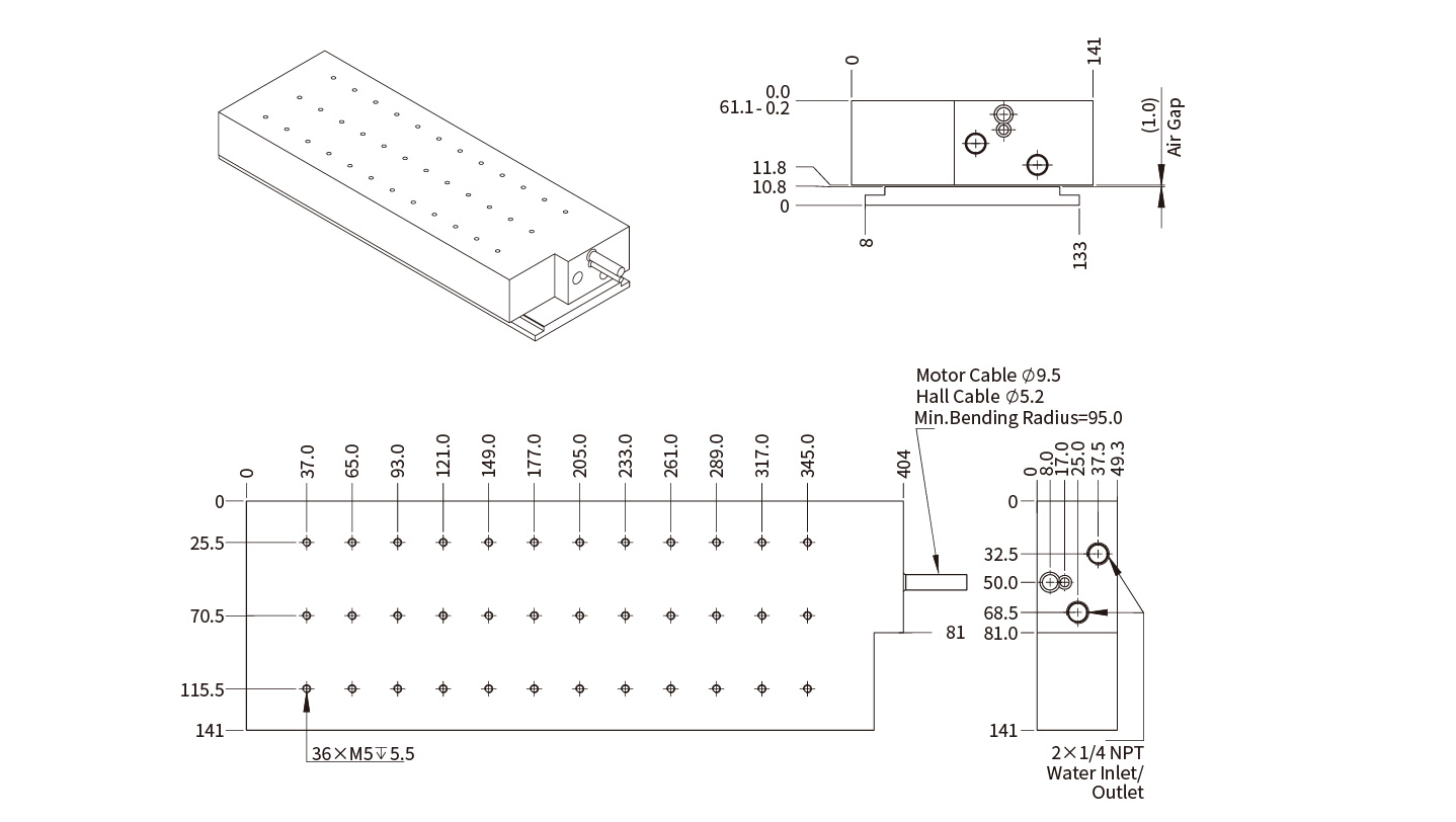 AKM100-W-B4 尺寸图