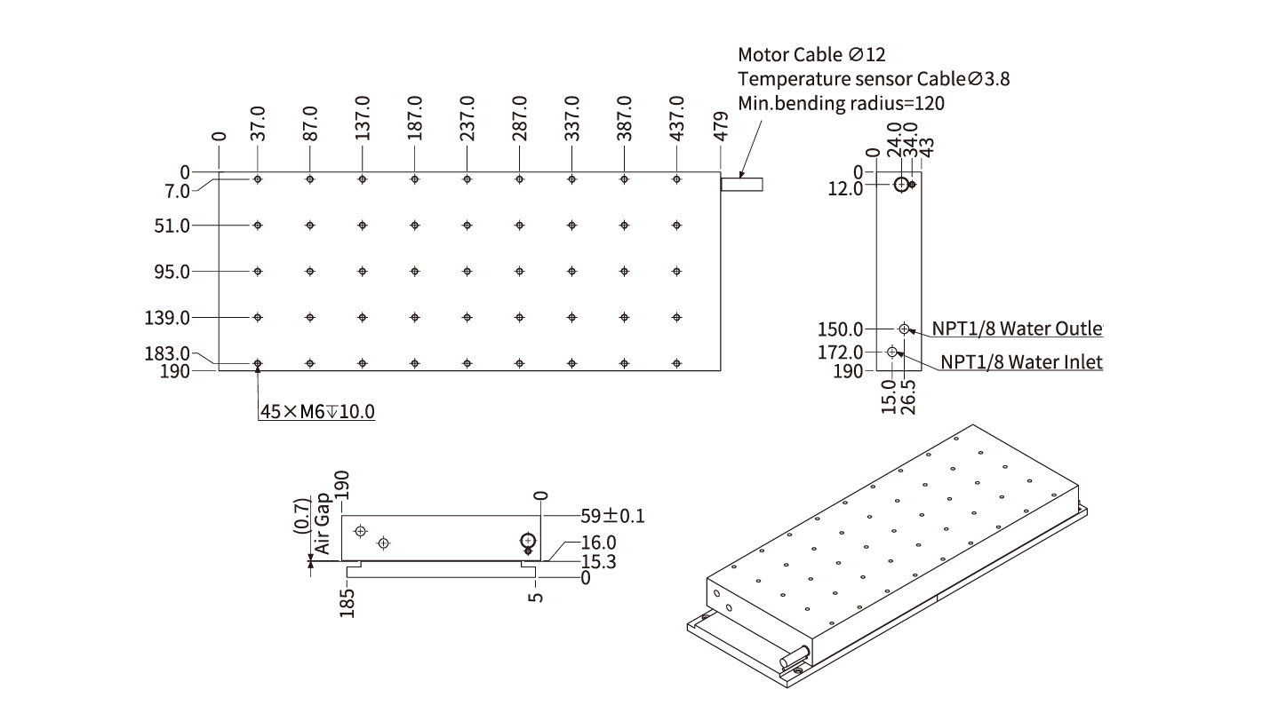 AKH150-W-H-B4 尺寸图