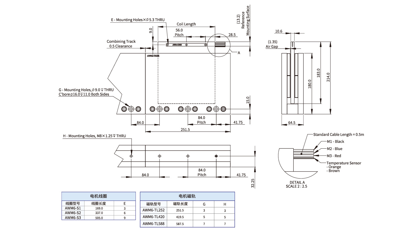 AWM6-S1（串联） 尺寸图