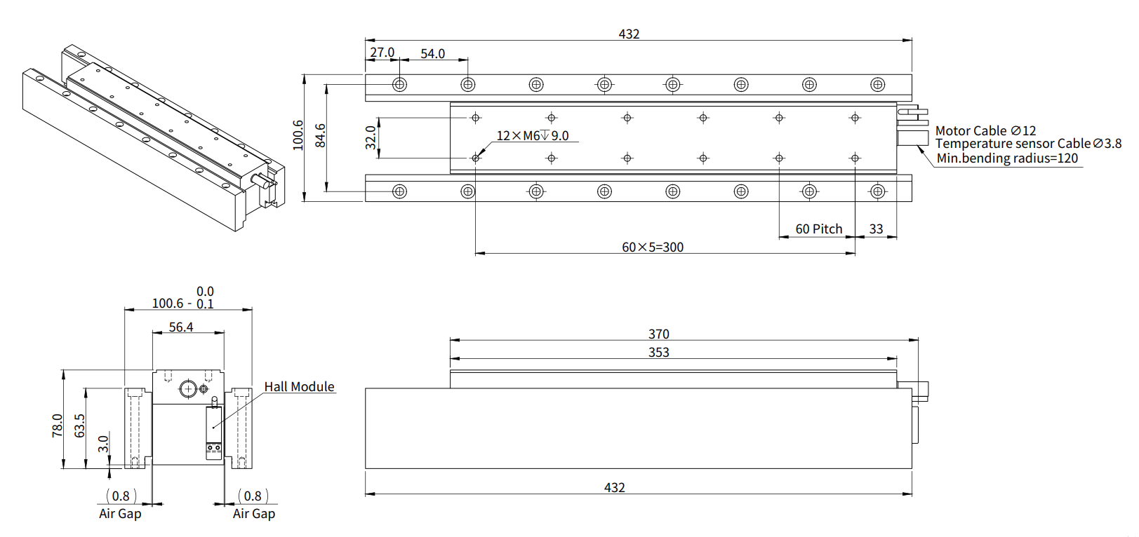 AKD050-A-B3-N-L 尺寸图