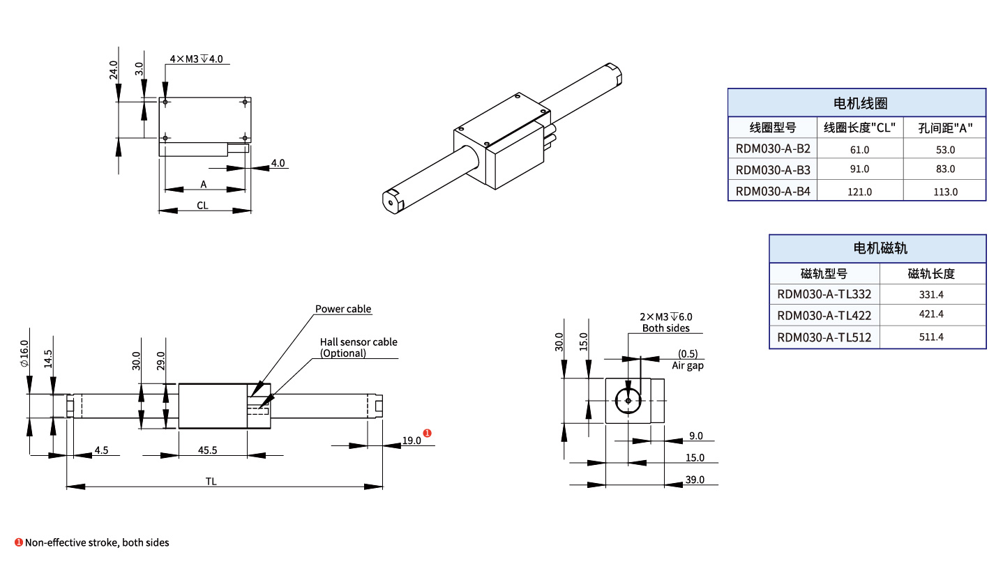 RDM030-A-B4 尺寸图
