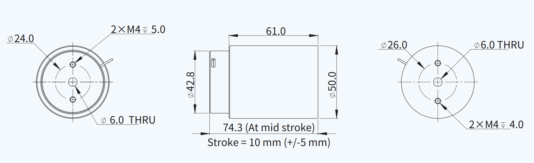 AVM50-HF-10 尺寸图