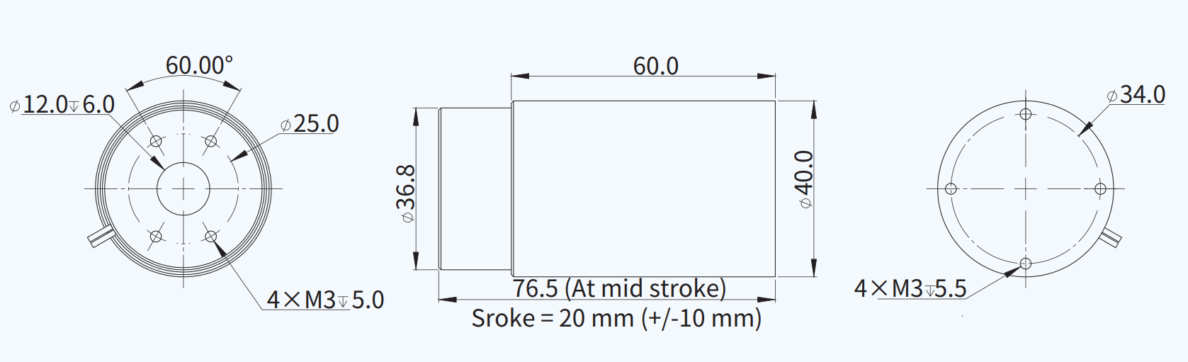 AVM40-HF-20 尺寸图