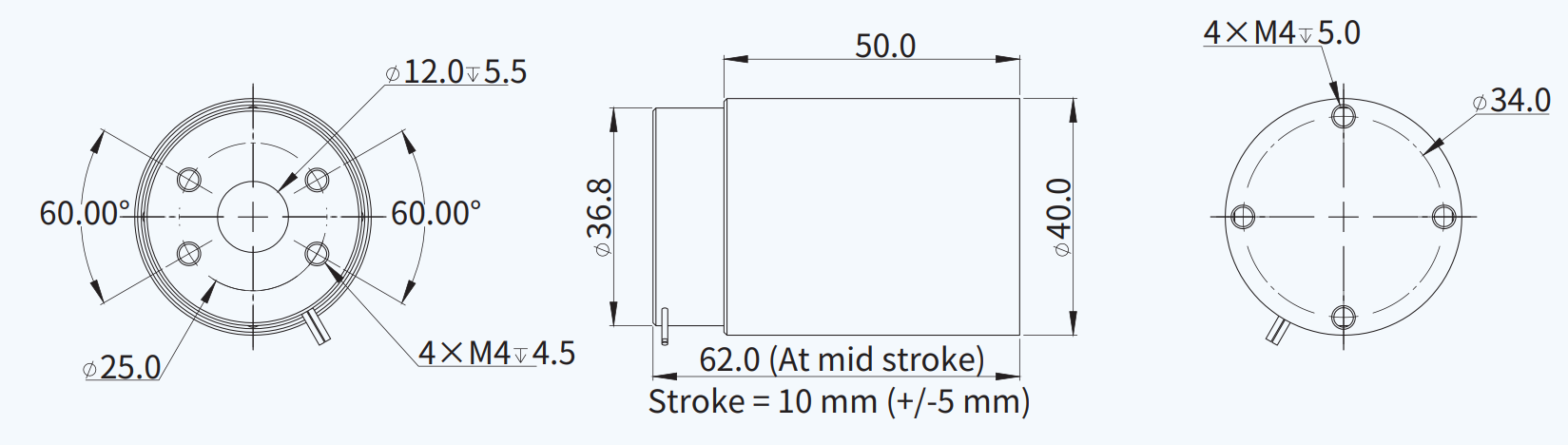 AVM40-HF-10 尺寸图