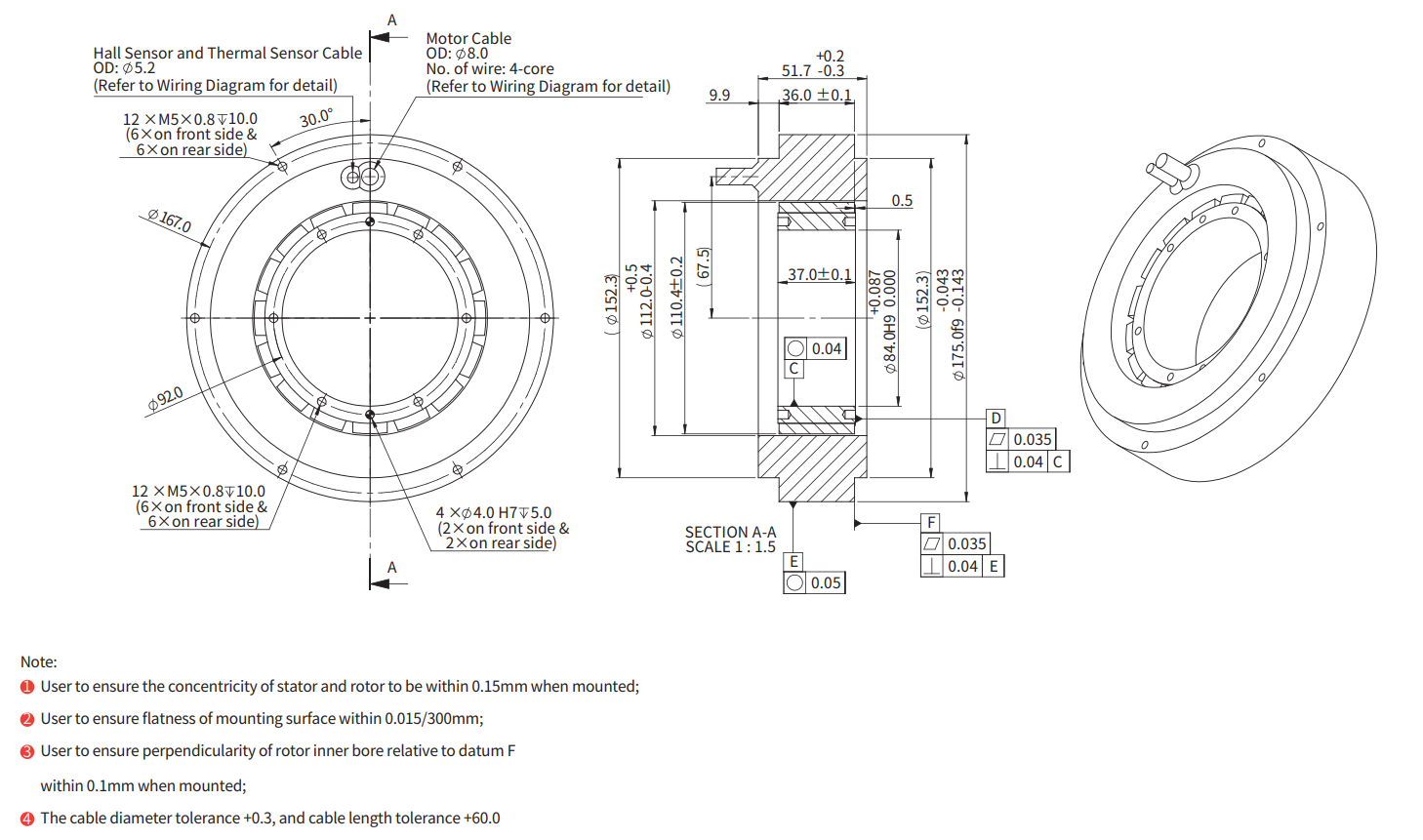 ADR175-P-36（并联） 尺寸图