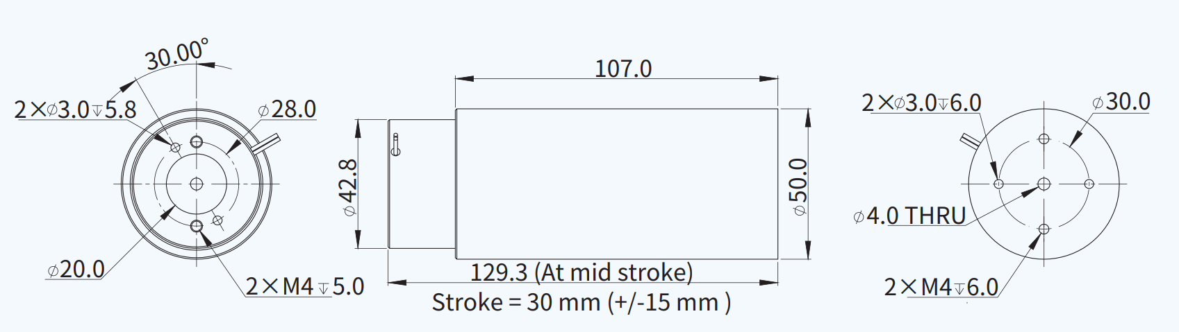 AVM50-HF-30 尺寸图