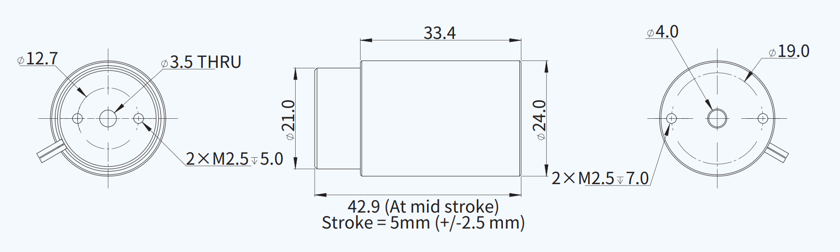 AVM24-HF-5 尺寸图