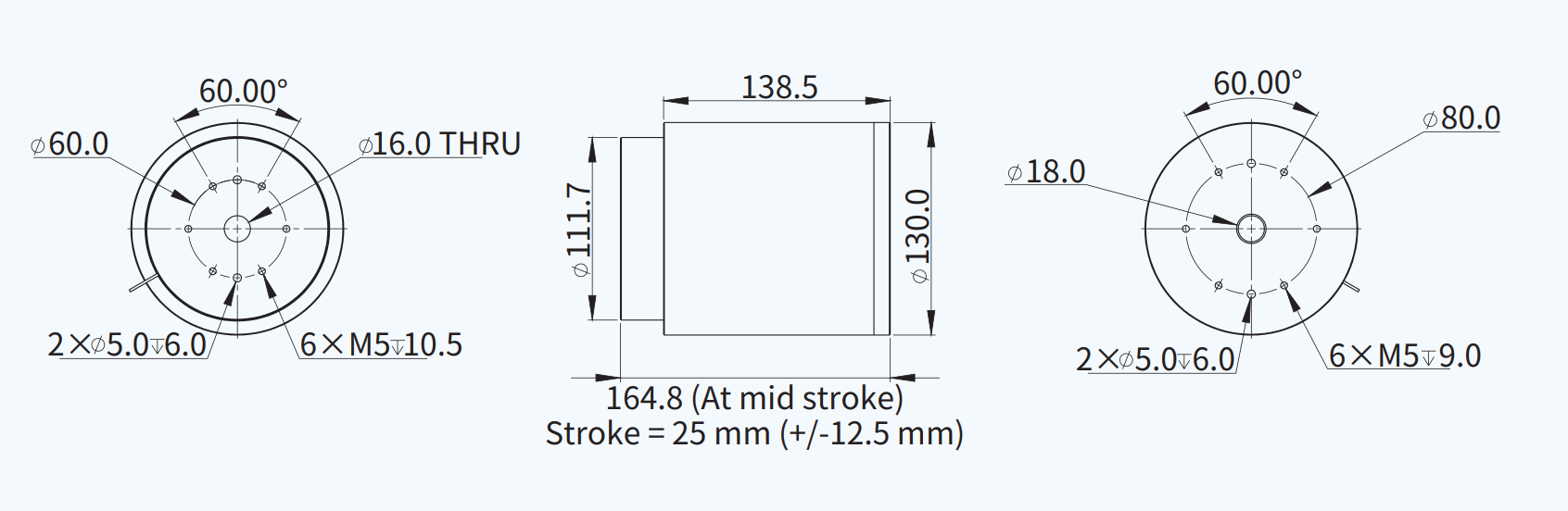 AVM130-HF-25 尺寸图