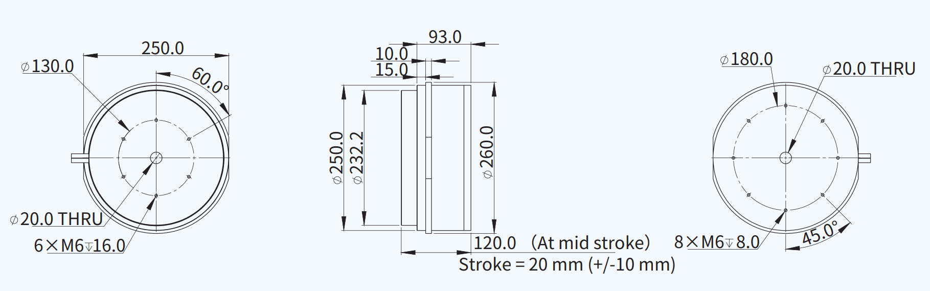 AVM250-HF-20 尺寸图