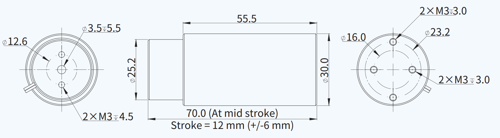 AVM30-HF-12 尺寸图