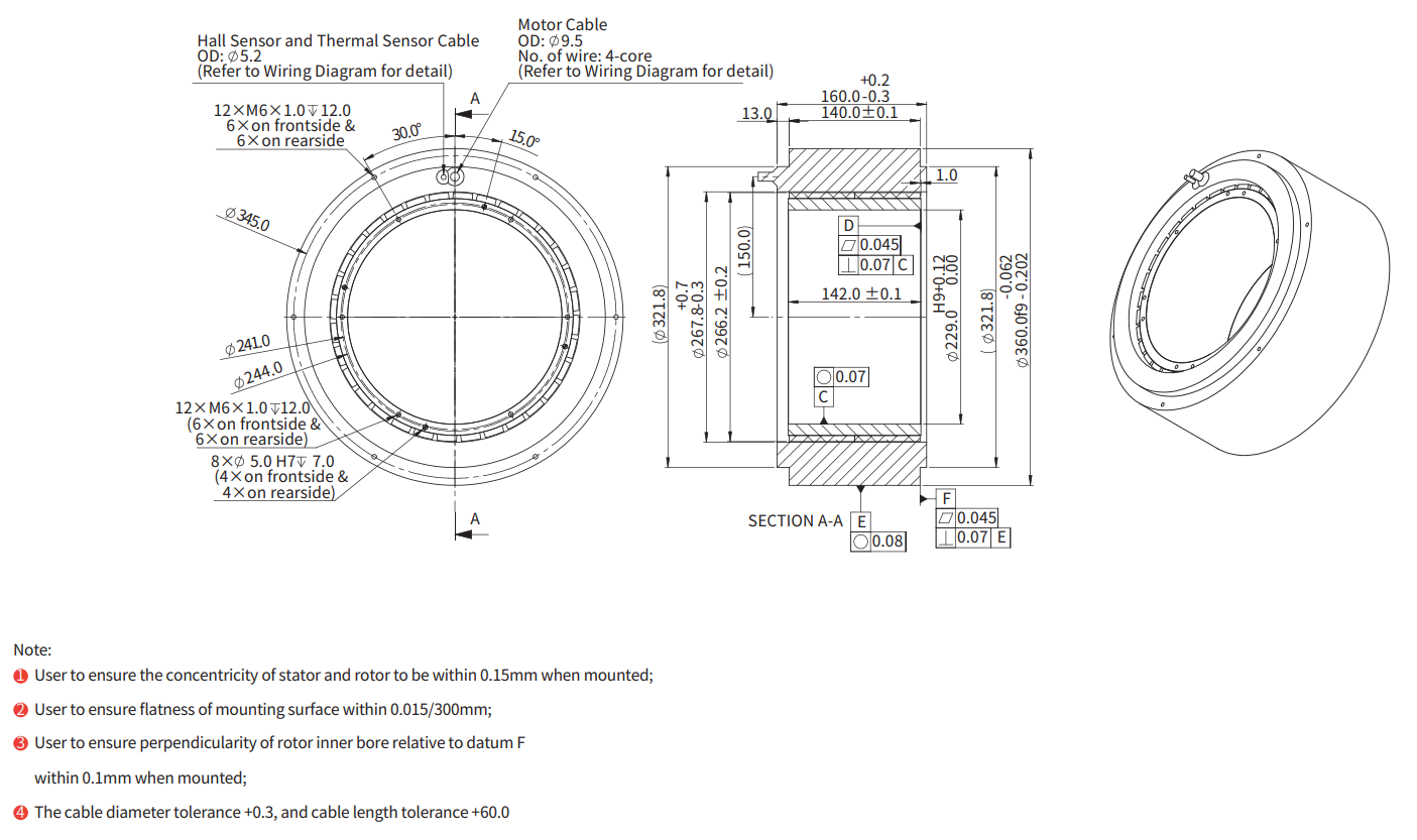 ADR360-P-140（并联） 尺寸图