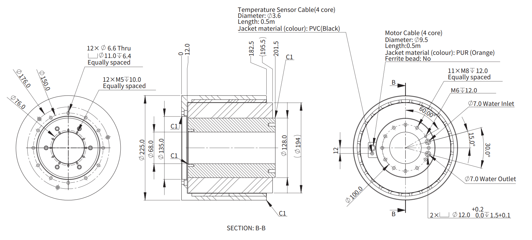 AER225-F-160 尺寸图