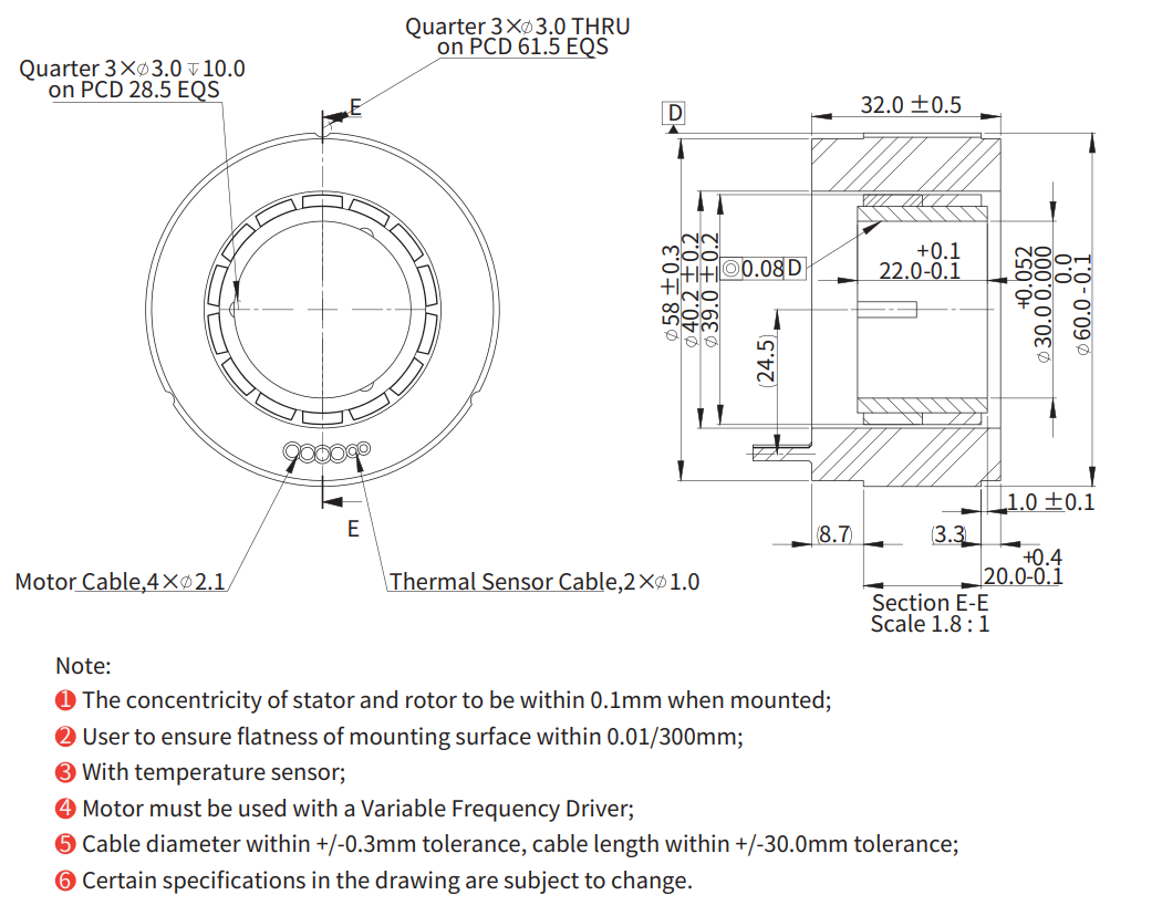 ADR060-F-020（高速） 尺寸图