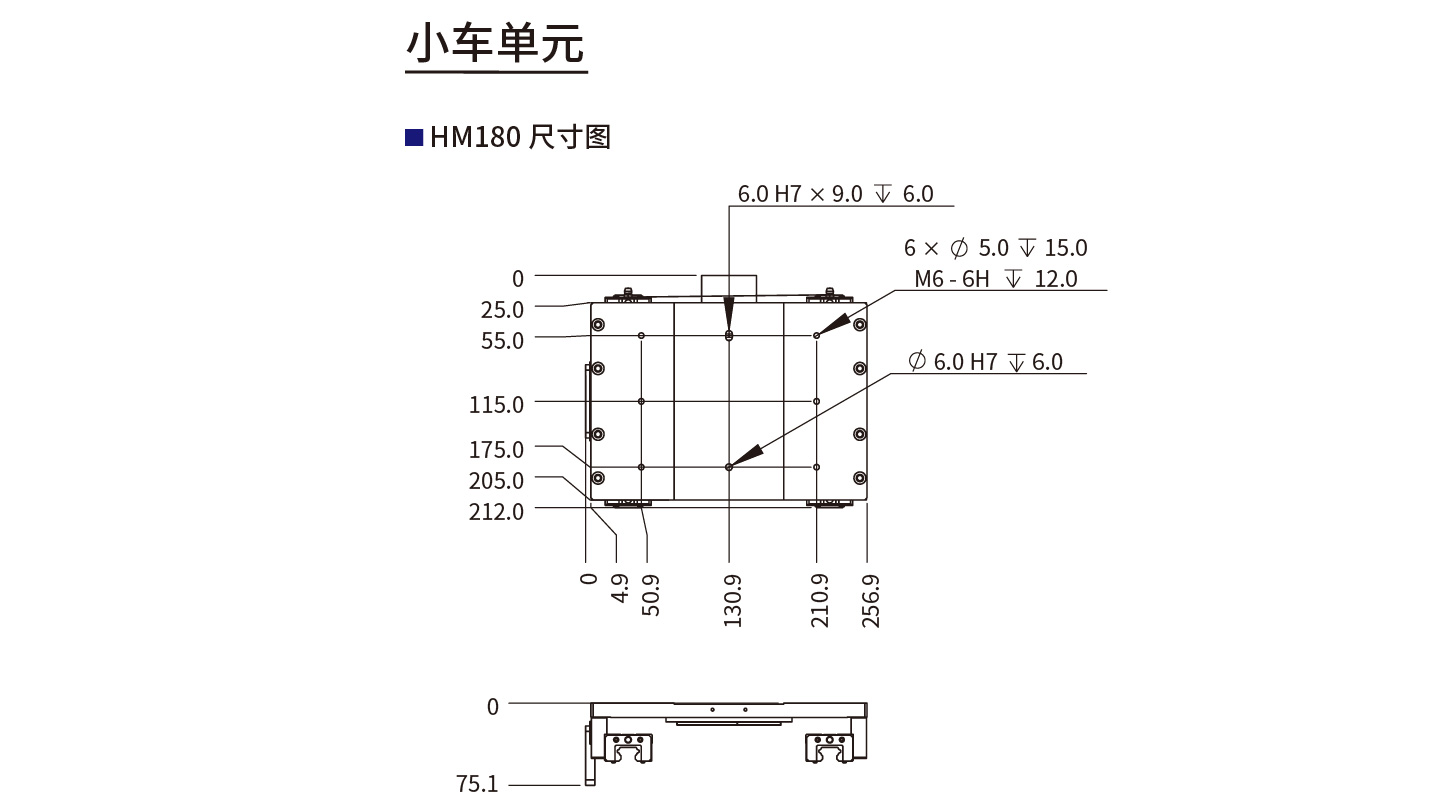 ADC270小车单元尺寸图