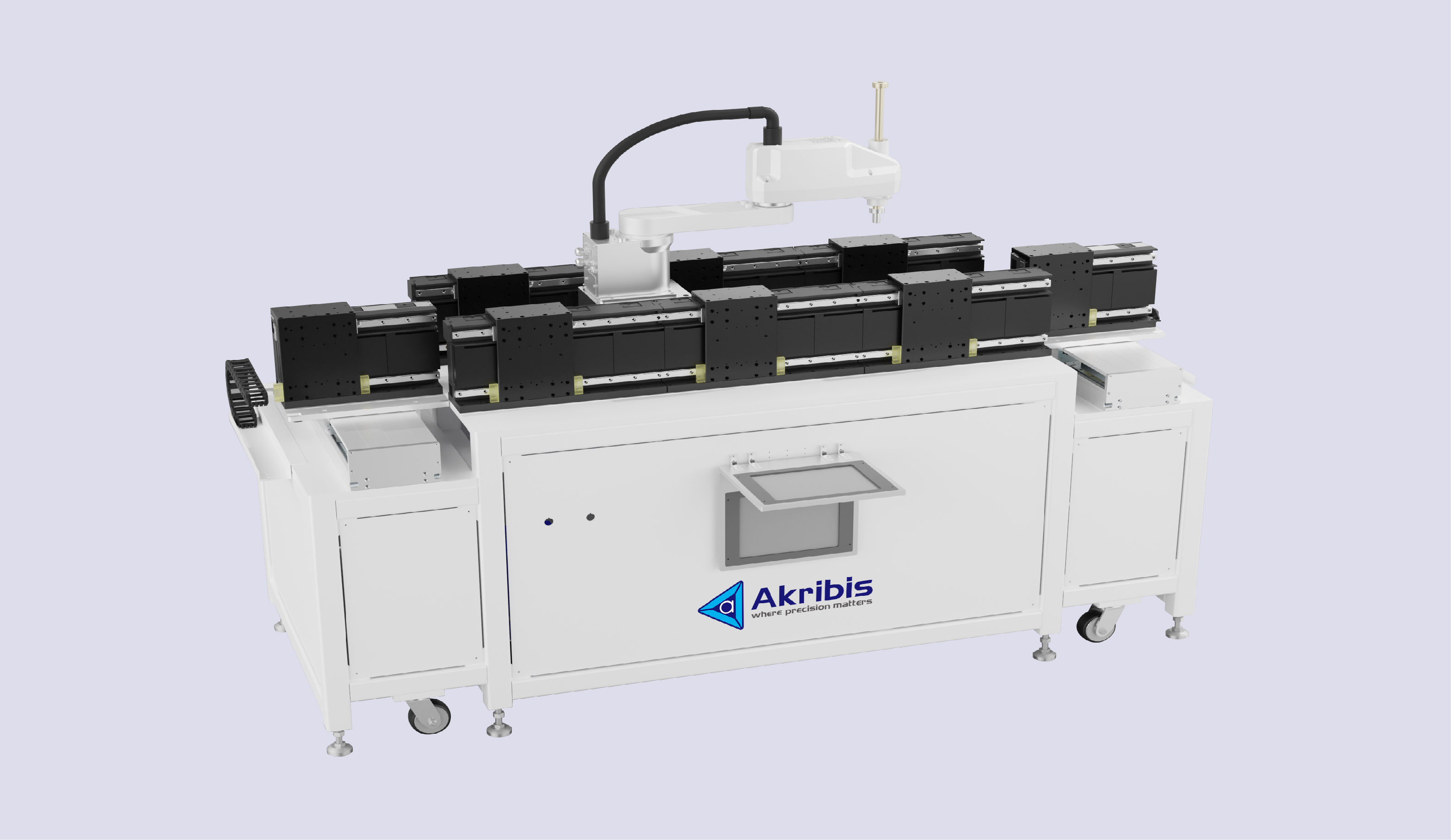  智能物流-美瞳产线