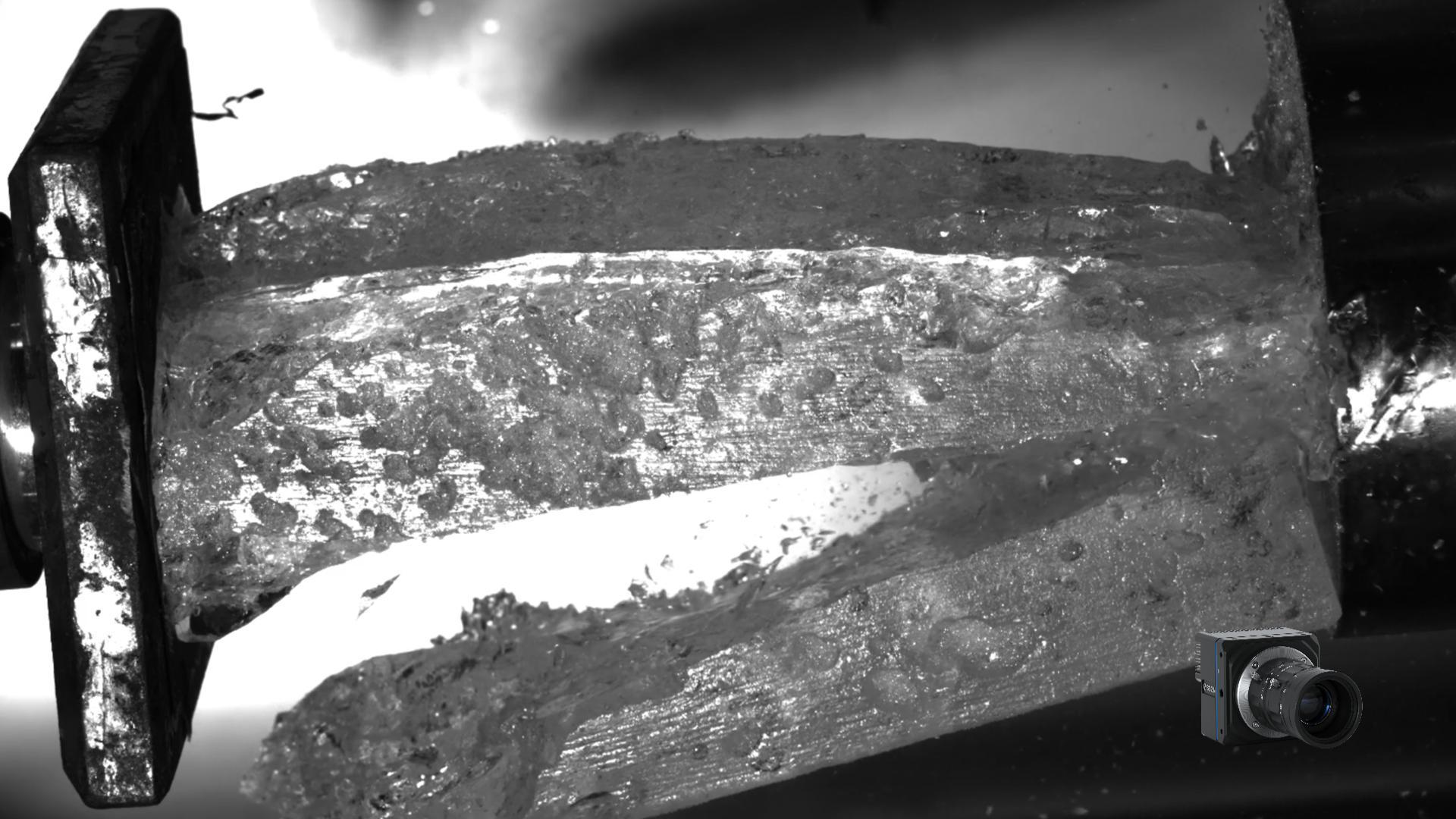 SHS Series High-Speed Camera Captures the Full Ice Fracture Process (-20°C) at 2250FPS