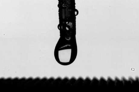 Observation of Droplet Evaporation on Superhydrophobic Materials