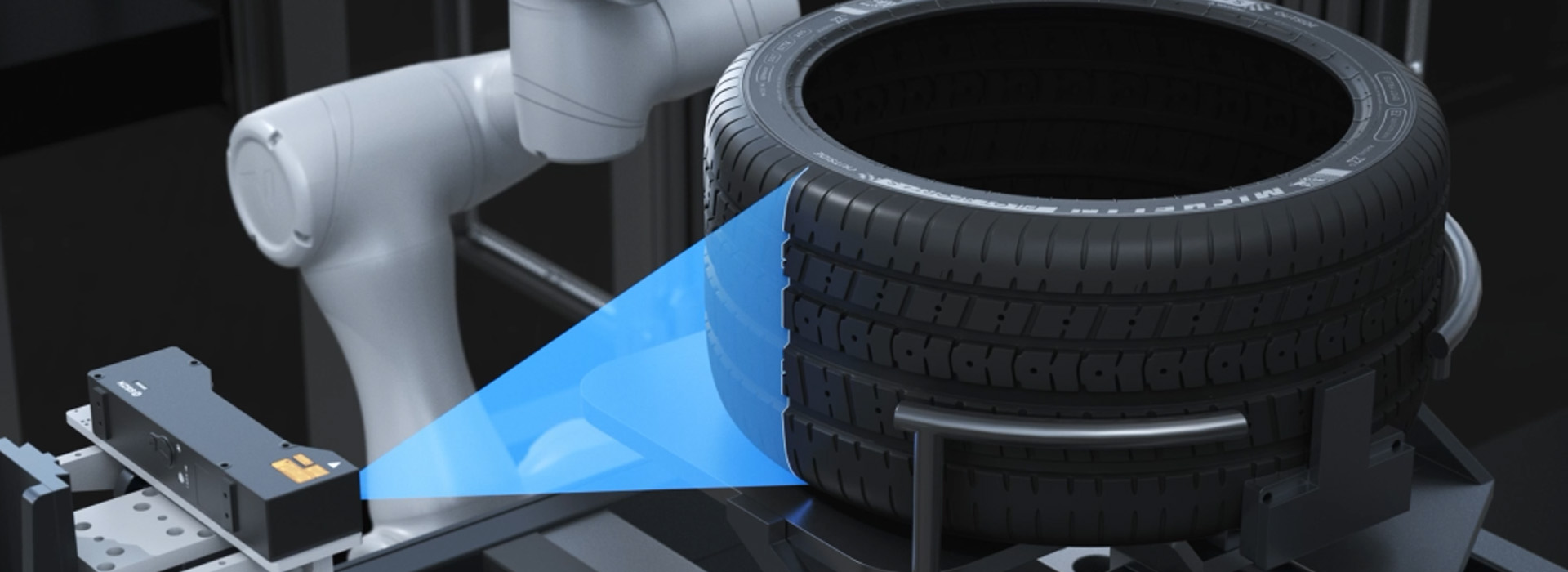 轮胎镶钉视觉引导镶钉