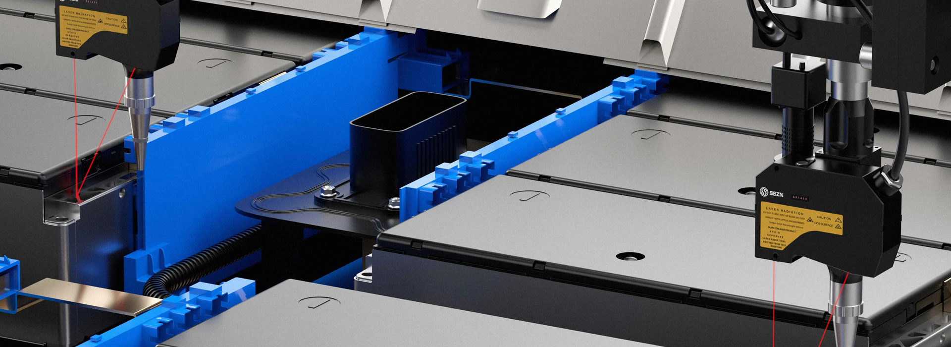 Lithium Battery PACK Welding with SinceVision Laser Displacement Sensor