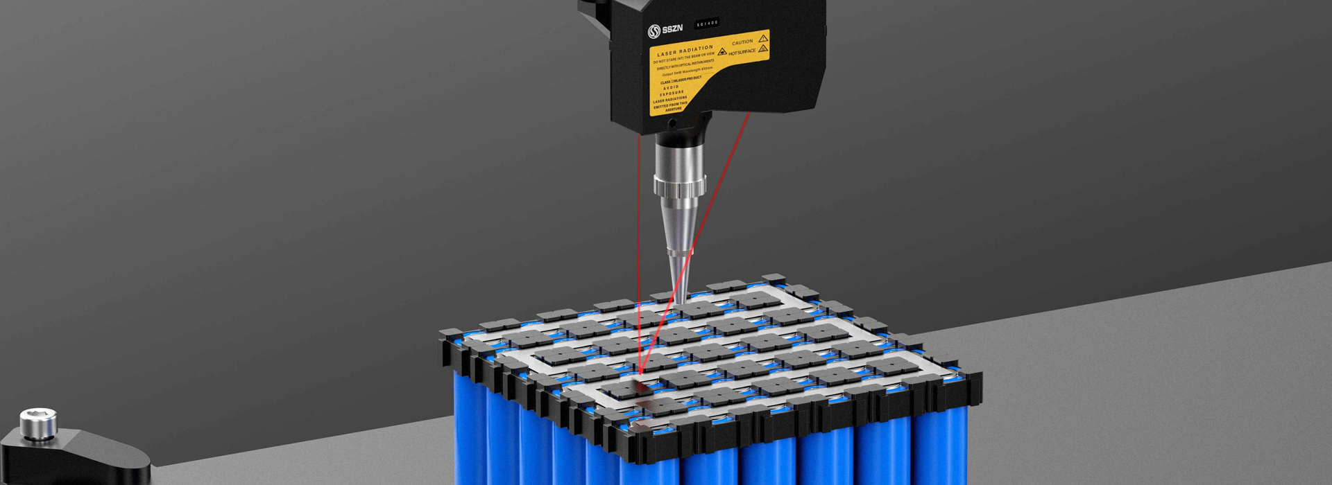 Busbar Welding Boot with SinceVision Laser Displacement Sensor