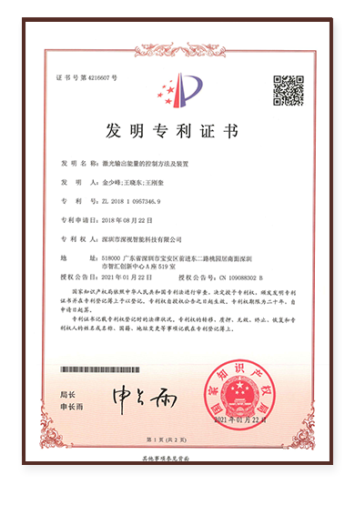 Patent Certificates
