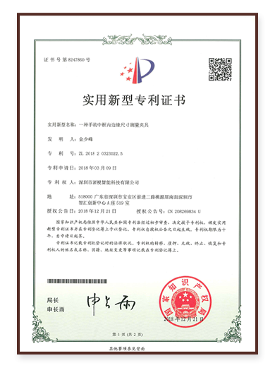 Patent Certificates