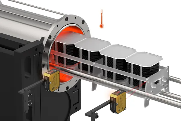 Quartz and Graphite Boat Position Detection with Laser Displacement Sensor