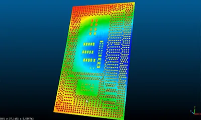Laser Profiler for BGA Package Solder Ball Flatness
