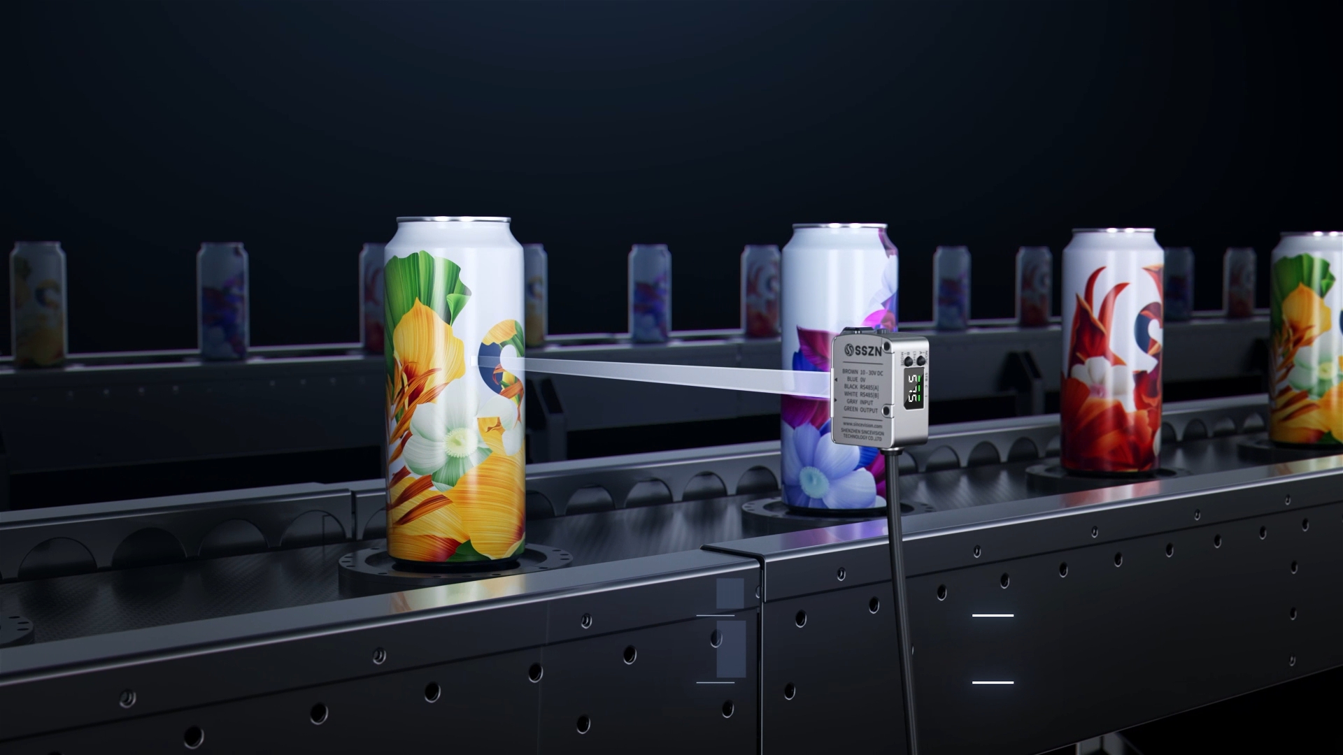 Packaging Label Positioning in Packaging and Printing Industry with SinceVision Color Sensor